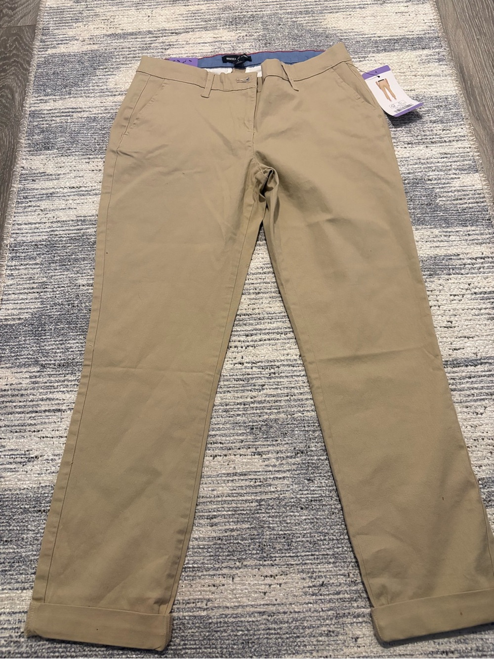 Nautica Men's Khaki Tan Chino Pants